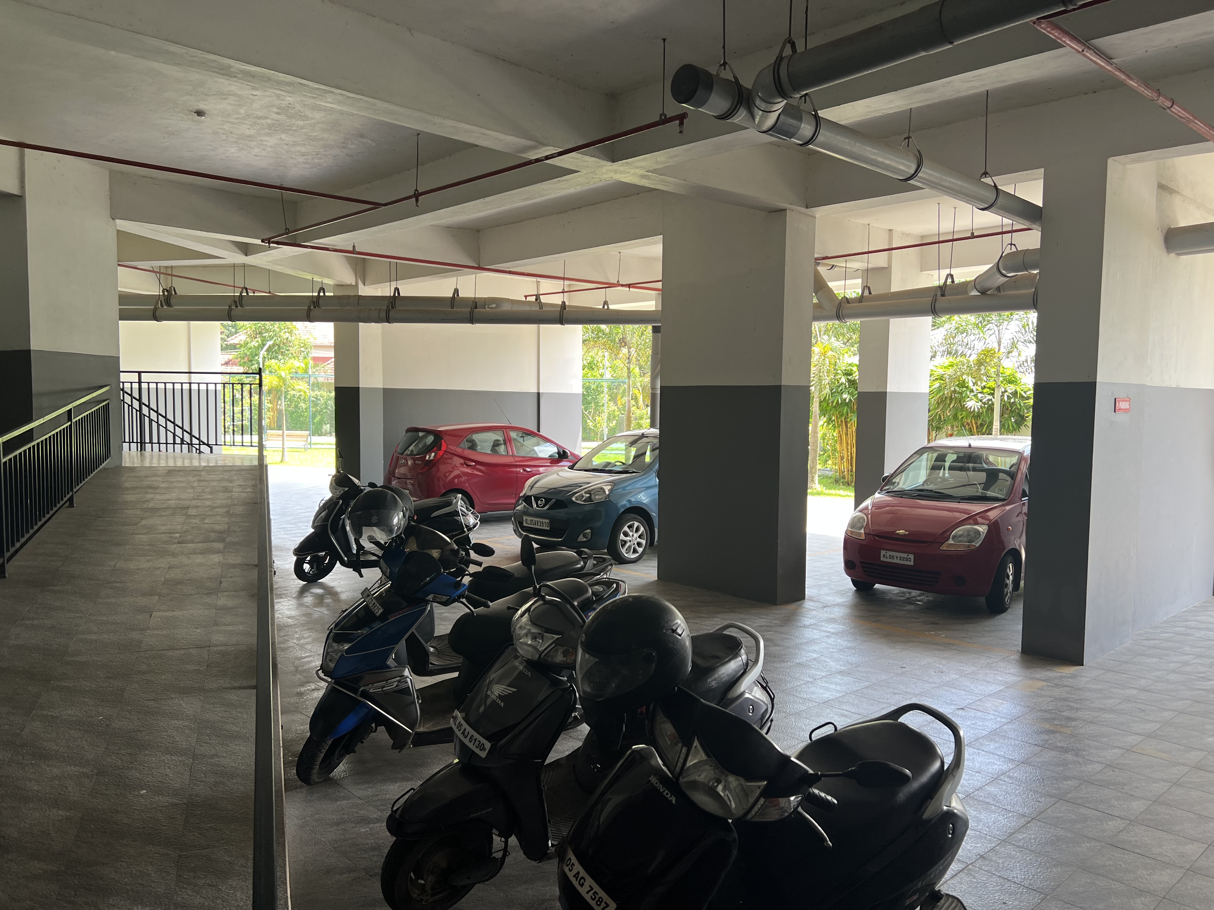 Covered Parking Area