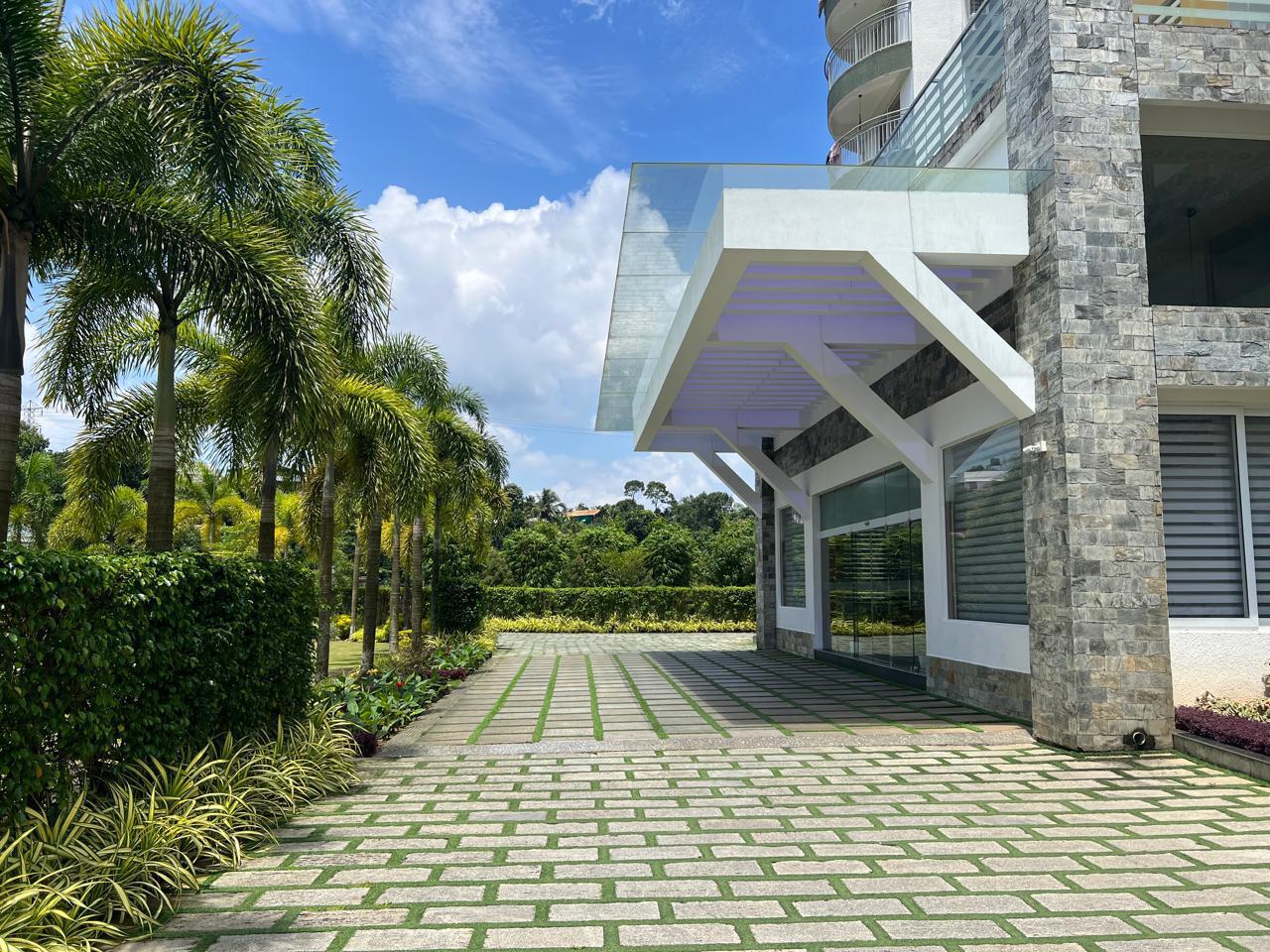 Garden View with Building